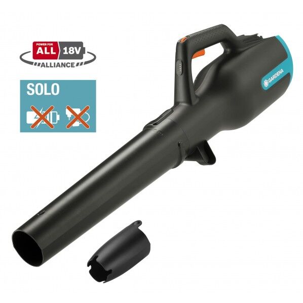 GARDENA(ガルデナ/ガルディナ) 充電式落ち葉ブロワーBlower PowerJet 18V P4A solo 本体のみ ターコイズ×オレンジ×ブラック 14890-56 1点