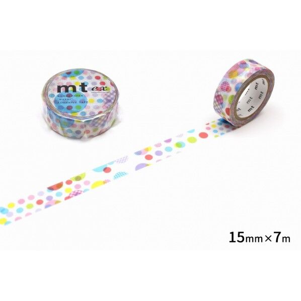 カモ井(カモイ) mt ex ランダムドット 15mm×7m MTEX1P108R 1個