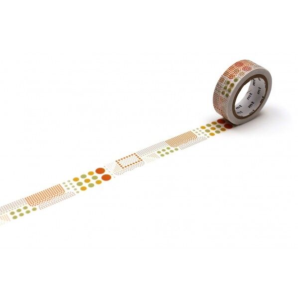 カモ井(カモイ) mt 1P ドットの集まり 15mm×7m MT01D526 1個