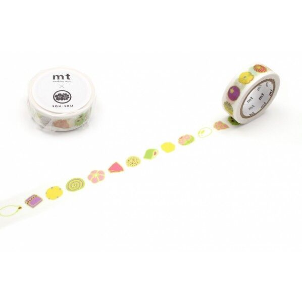 カモ井(カモイ) mt SOU・SOU 和菓子 15mm×7m MTSOU26 1個