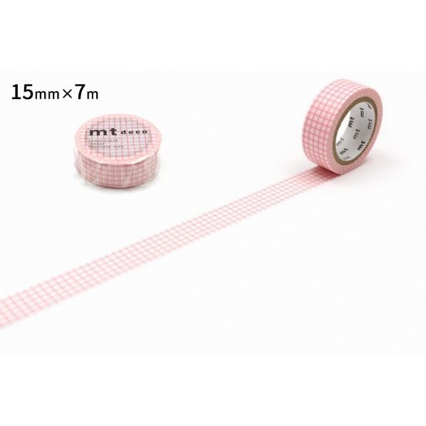 カモ井(カモイ) mt 1P 方眼・さくら 15mm×7m MT01D393R 1個
