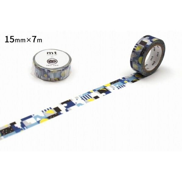 カモ井(カモイ) mt SOU・SOU 月と星 15mm×7m MTSOU18 1個