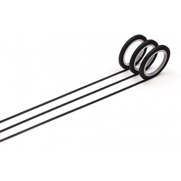 カモ井(カモイ) mt slim 3mm マットブラック 3mm×7m マットブラック MTSLIMS11R 3個