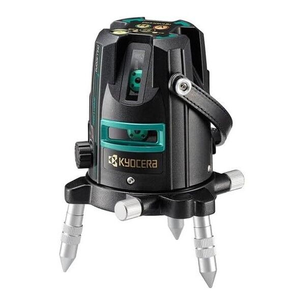 KYOCERA(京セラ) レーザー墨出器 520緑色半導体レーザー(ダイレクト式) DHLL400PG サンキャクナシ 1台