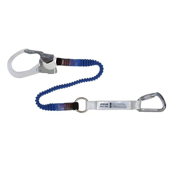フルハーネス用ランヤード シングル DB-HL-160K 1個