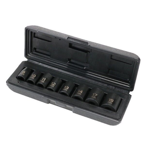 ジェフコム 3/8レンチ用ソケットセット SS38-0819 8種