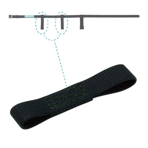 補助帯用吊りベルト ブラック DB-2BK-TN 1