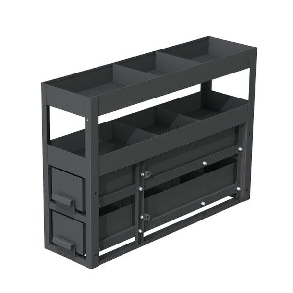 バンキャビネット 幅260×奥行950×高さ670mm 41kg SCT-S06