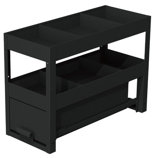 バンキャビネット サイド棚 引き出し1段＋棚2段