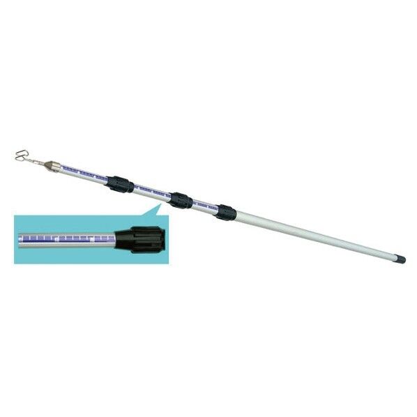 アルミフィッシャー6mタイプ シルバー 全長:1.9~6m DAF-6000MJ 1