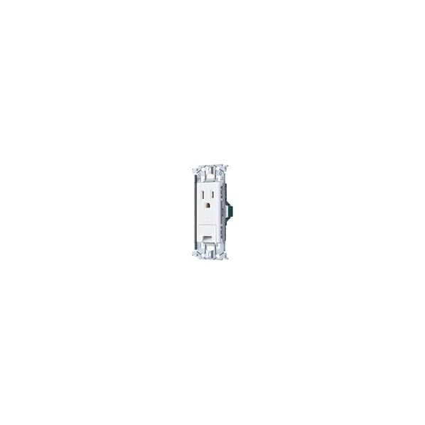 埋込アースターミナル付接地コンセント WTL11313MW 1個...