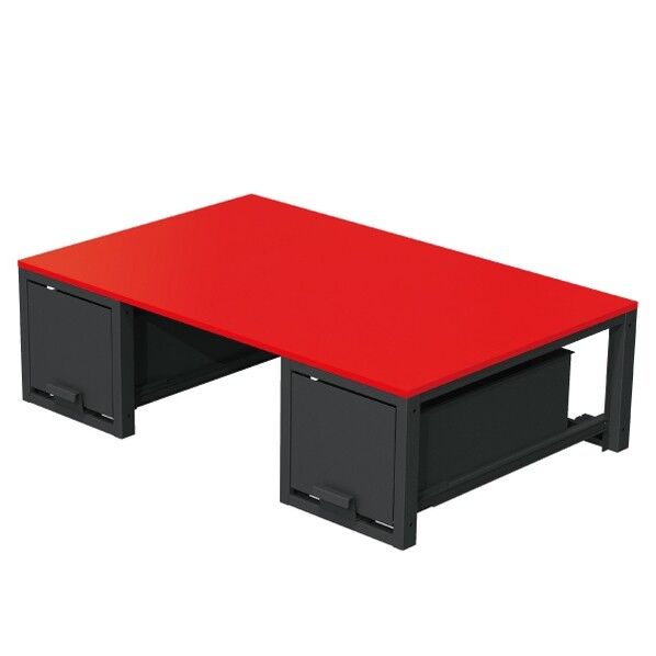 システムキャビネット連結引き出し･天板セット ・サイズ:幅1200×奥行780×高さ350mm SCT-DSET-C 1