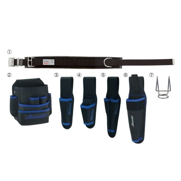 デンサン 新人道具7点セット SJT-7SET-A 7個...