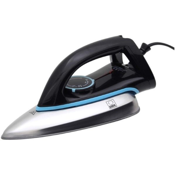 DBK DBK アイロン 小型 軽量 ドライアイロン コード付 The DRY(ザ・ドライ) 幅113×奥行247×高さ105mm ブラック J78D 1台