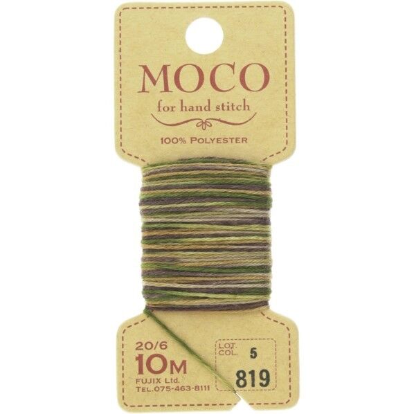 フジックス MOCO モコ グラデーション 【手縫いステッチ糸】col.819