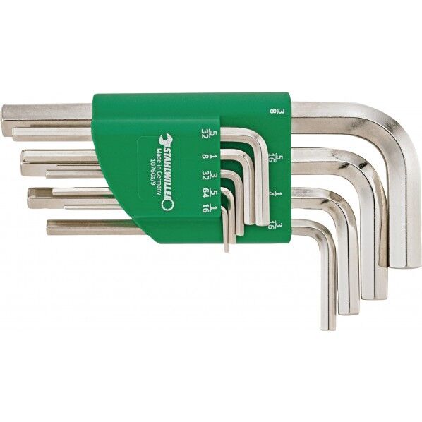 六角棒レンチセット (インチ) (96435500) 10760A/9 1点