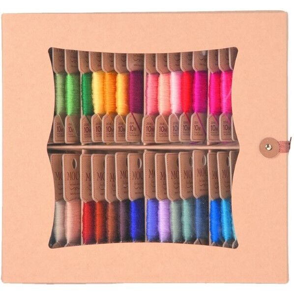 FUJIX フジックス MOCO モコ 紙箱セット B 40色 スタンダードカラー 手縫い糸