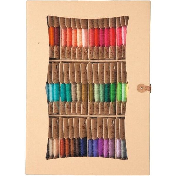 FUJIX フジックス MOCO モコ 紙箱セット A 60色 全色 スタンダードカラー 手縫い糸