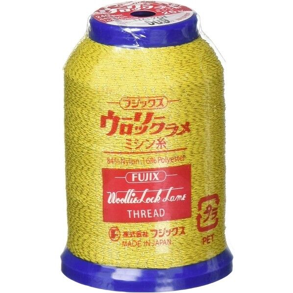 フジックス ウーリー ロックラメ ミシン糸 【ロックミシン用】col.509
