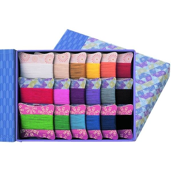 FUJIX フジックス シャッペスパン 華カード はないろセット 18色 手縫い糸