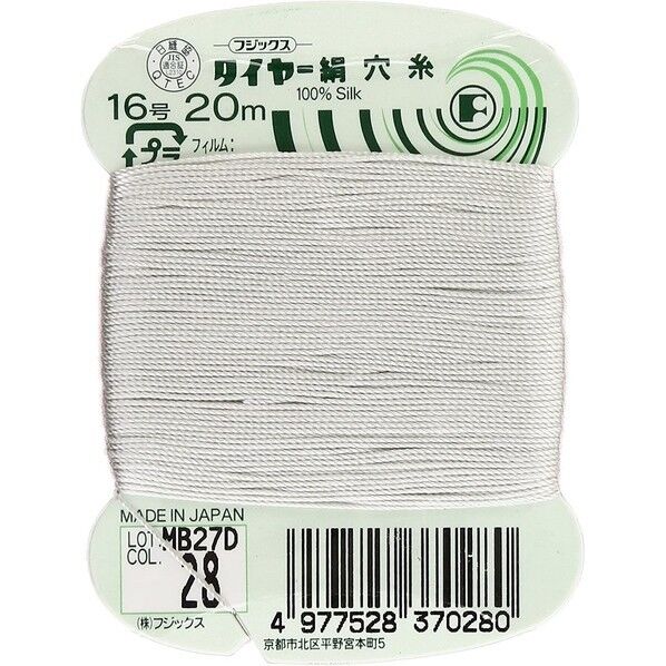 フジックス タイヤー 【絹穴糸】col.28