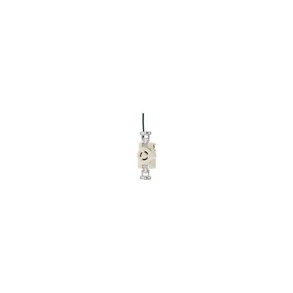 フルカラー 埋込引掛接地コンセント 接地リード線付 ミルキーホワイト 15A 125V WF2315W1) WF2315W1 1点