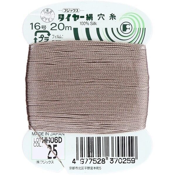 フジックス タイヤー 【絹穴糸】col.25