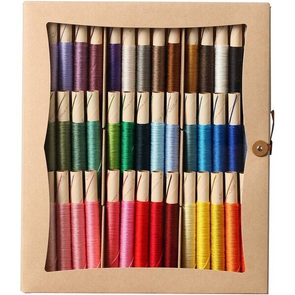 FUJIX フジックス Soie et ソワエ 単色 45本 紙箱セット 刺しゅう糸