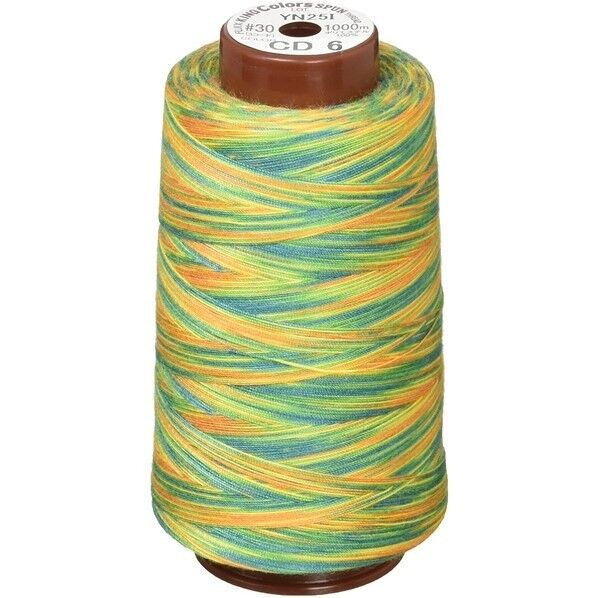 FUJIX フジックス キングカラーズスパンミシン糸 段染めミシン糸