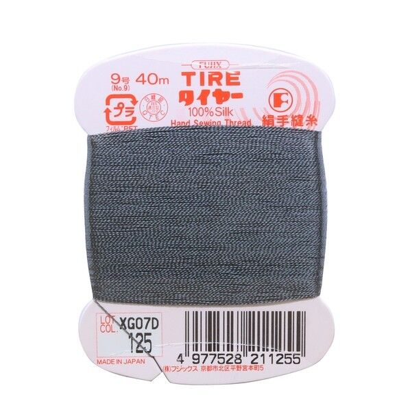フジックス タイヤー 【絹手縫い糸】col.125