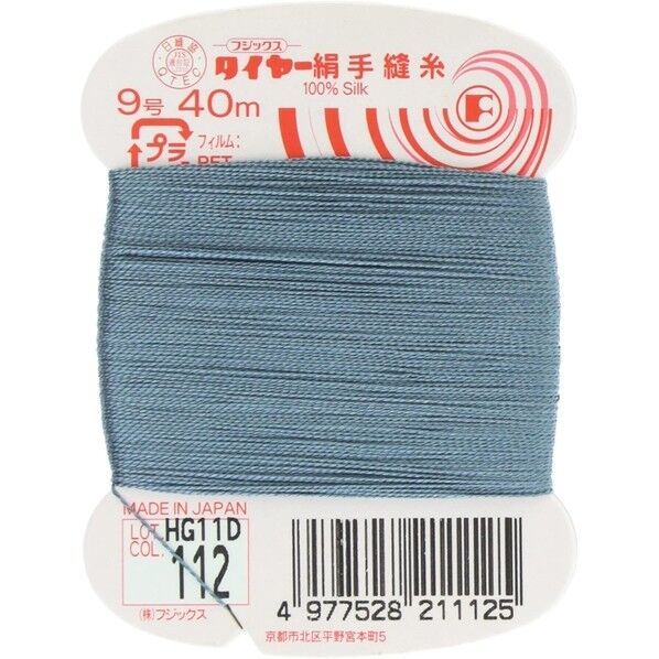 フジックス タイヤー 【絹手縫い糸】col.112