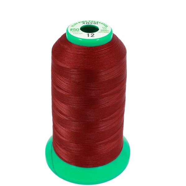 FUJIX(フジックス) キングポリエステルミシン糸 工業用 普通地用 col.12