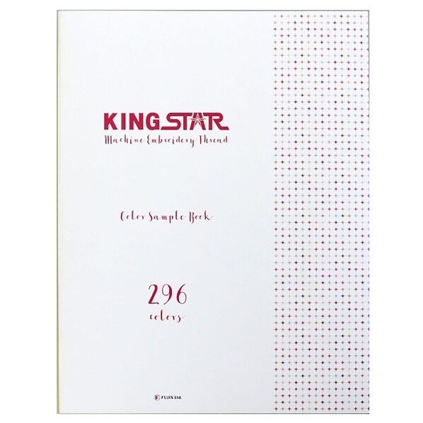 FUJIX(フジックス) キングスター ミシン刺しゅう糸 家庭用 糸実物見本帳