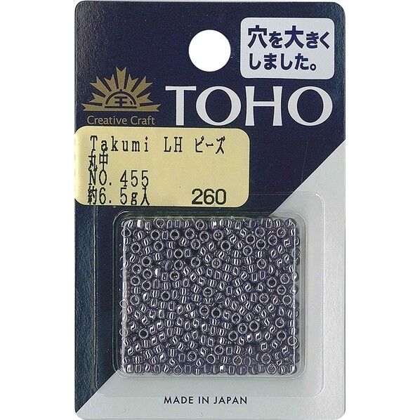 TOHO Takumi LH ビーズ 丸中 直径約 No.455