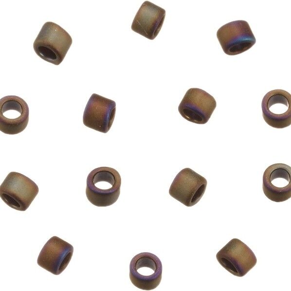 TOHO アンティークビーズ 丸小 糸通しビーズ A-614