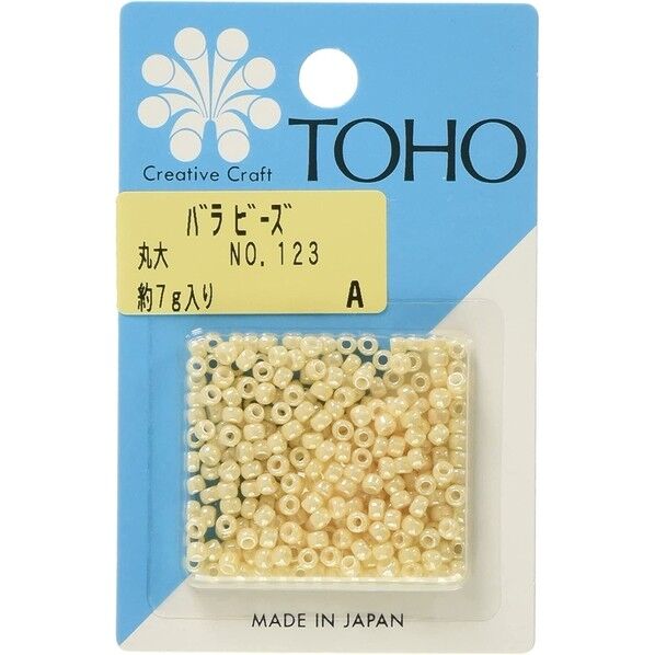 TOHO 丸大ビーズ バラパックビーズ 外径 No.123