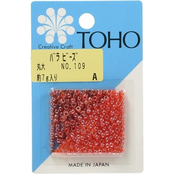 TOHO 丸大ビーズ バラパックビーズ 外径 No.109