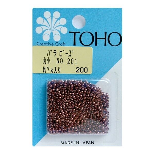 TOHO 丸小ビーズ バラパックビーズ 外径 No.201