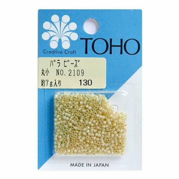 TOHO 丸小ビーズ バラパックビーズ 外径 No.2109