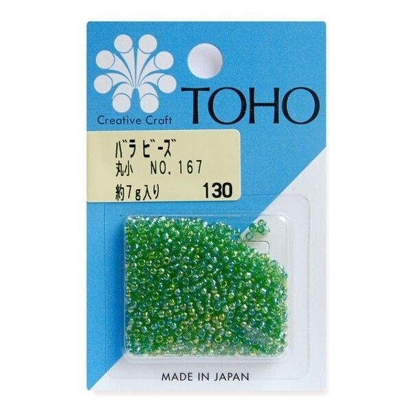 TOHO 丸小ビーズ バラパックビーズ 外径 No.167