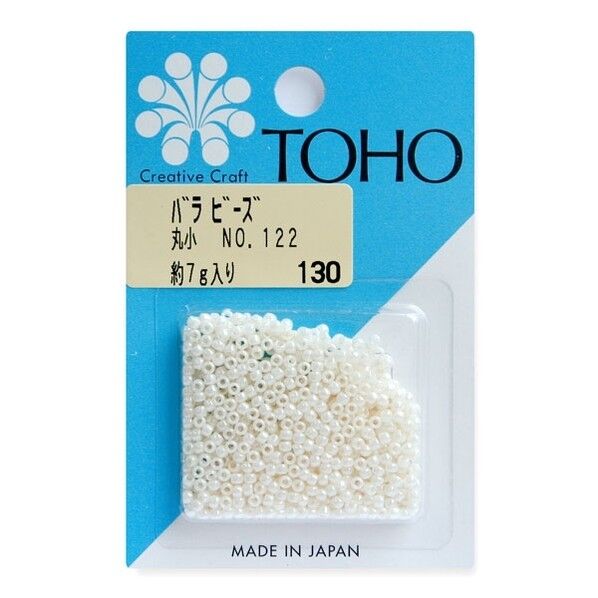 TOHO 丸小ビーズ バラパックビーズ 外径 No.122