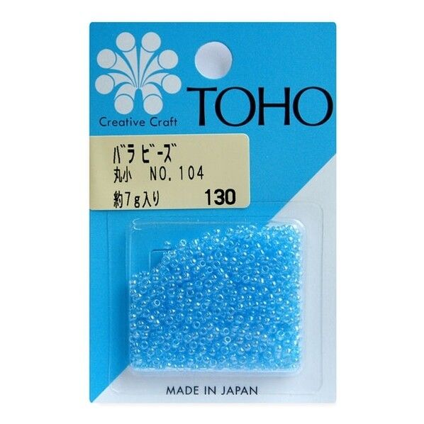 TOHO 丸小ビーズ バラパックビーズ 外径 No.104