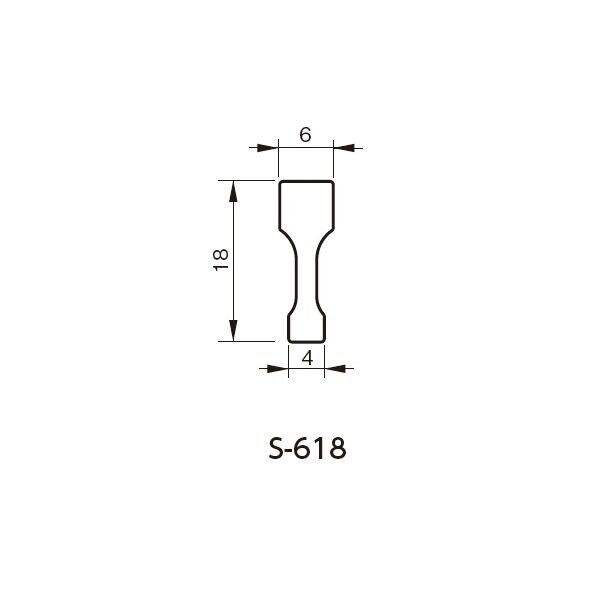 SUS目地棒 S-618 6x18