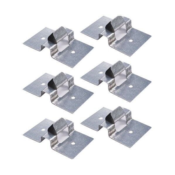 スチール目地棒用足 6個/袋