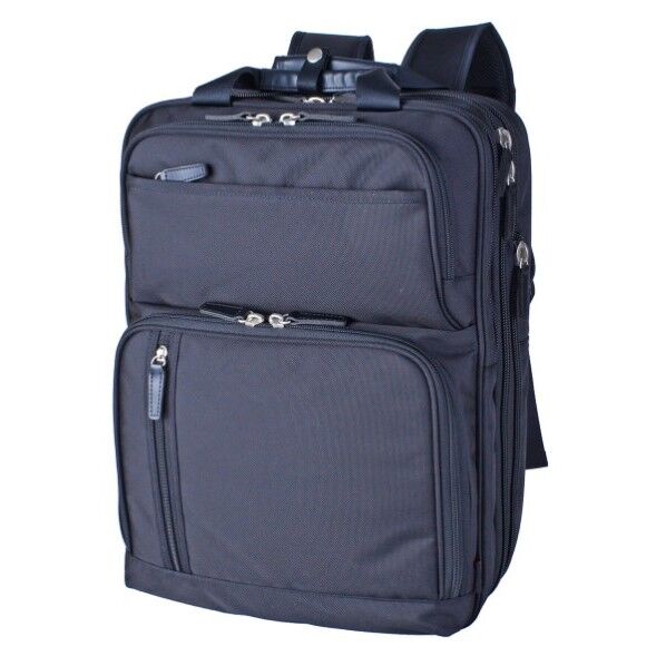 CAPTAIN STAG ビジネストラベルリュック W330×H460×D150～180mm ブラック 13380001 1個...