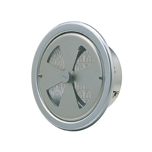 ACE(杉田エース) アルミ丸型レジスター 100RR 網付 A145mm、B95mm、C6mm、L48mm シルバー 100RR 1個...