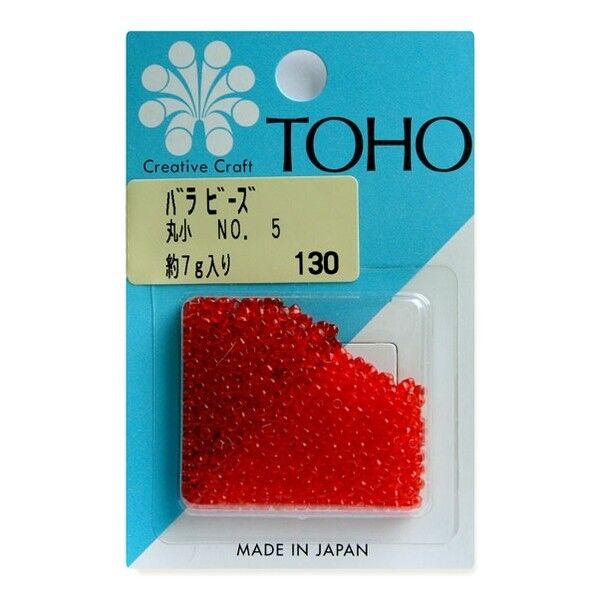 TOHO 丸小ビーズ バラパックビーズ 外径 No.5
