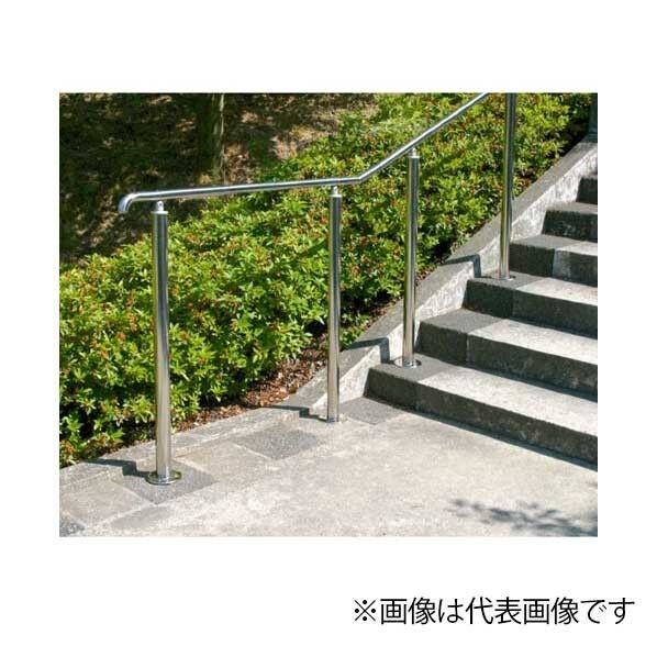 SUSアプローチ手すり38 エンドコーナー下向き 研磨