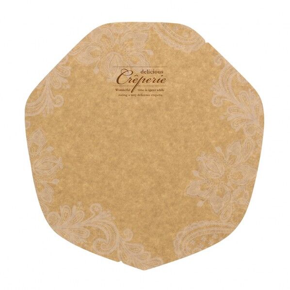 ラミクレープ包装紙 クラフト 変形 レ-ス