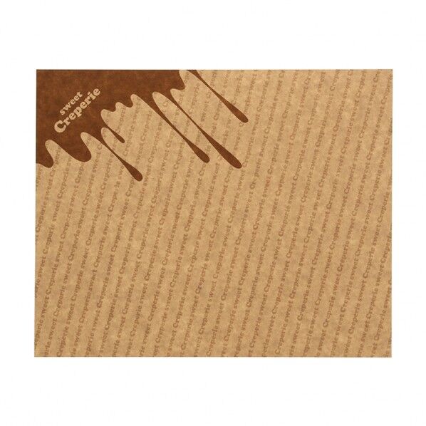 ラミクレープ包装紙 クラフト S 四角 チョコレート